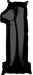 Black Number 1 Balloon, 26 Inch