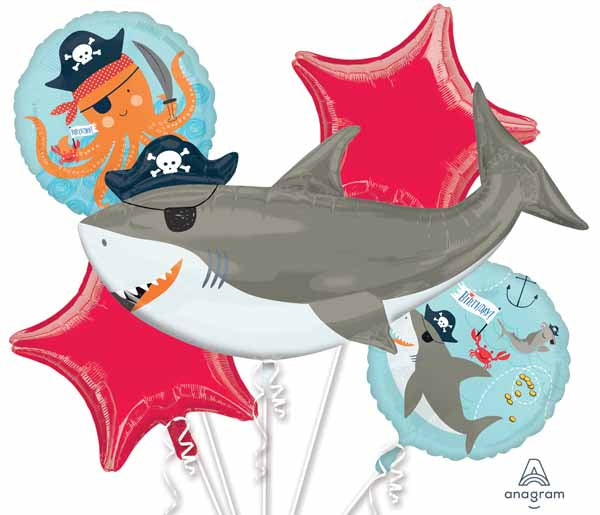 Ahoy Birthday Foil Balloon Bouquet