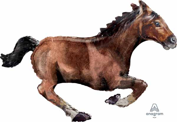 Galloping Horse 40-Inch Foil Balloon