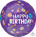 Smiling Galaxy Orbz 16-Inch Foil Balloon