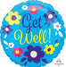 Get Well Flower Fun 21" Foil Balloon