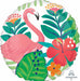 Tropical Jungle 18-Inch Round Foil Balloon