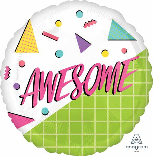 Awesome Party 18-Inch Round Foil Balloon