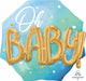 Blue Baby Boy Foil Balloon, 30 Inch