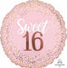 Blush Sixteen Jumbo Foil Balloon