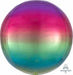 Rainbow Ombre Orbz Foil Balloon, 16 Inch