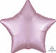 19" Pastel Pink Satin Star Foil Balloon