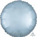 18-Inch Pastel Blue Satin Round Foil Balloon