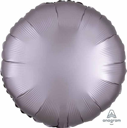 18" Greige Satin Luxe Round Foil Balloon