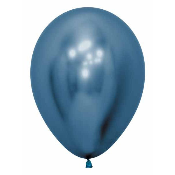 Sempertex Reflex Blue 5 Inch Latex Balloons, 50 Pack