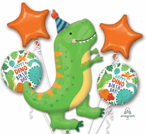 Dinomite Party Birthday Foil Balloon Bouquet