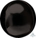 Jumbo Black Orbz Foil Balloon, 21 Inch