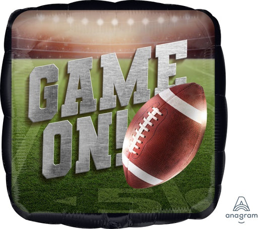 Go Fight Football 18 Inch Square Foil Balloon