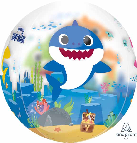 Baby Shark Orbz Foil Balloon