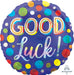 Good Luck Dots 18 Inch Round Holographic Foil Balloon