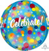 Celebrate Party Dots Orbz Foil Balloon
