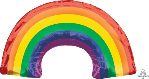 34-Inch Rainbow-Shaped Foil Balloon