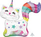 Caticorn Shaped Foil Balloon, 31 Inch