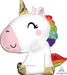 29-Inch Sitting Unicorn Shaped Foil Balloon