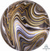 Black Marblez 16-Inch Orbz Foil Balloon