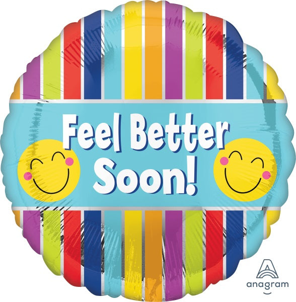Feel Better Soon 18" Round Foil Balloon