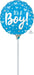 ITS A BOY HRTS DOTS 9" RND A15 MYLAR