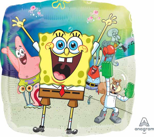 SpongeBob SquarePants 18-Inch Square Foil Balloon