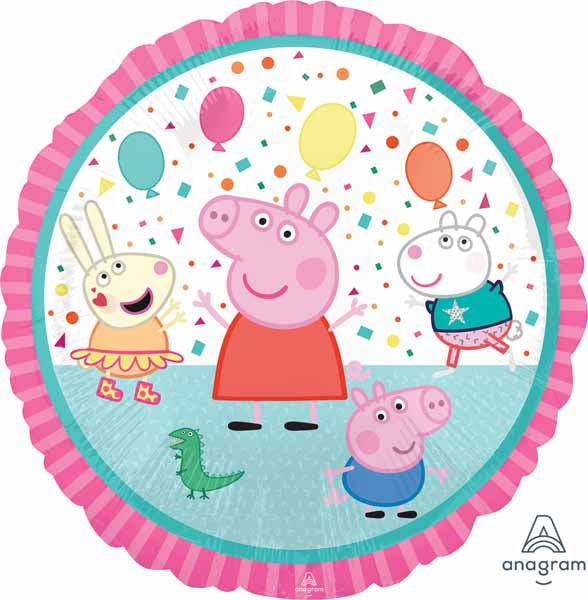 Peppa Pig 18-Inch Round Foil Balloon