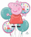 Peppa Pig Foil Balloon Bouquet