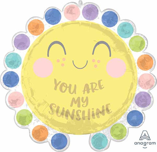 You Are My Sunshine 26" Circle Foil Balloon