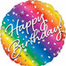 Happy Birthday Ombre 18 Inch Foil Balloon