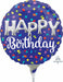 Happy Birthday Balloon Letters 4-Inch Round Foil Balloon