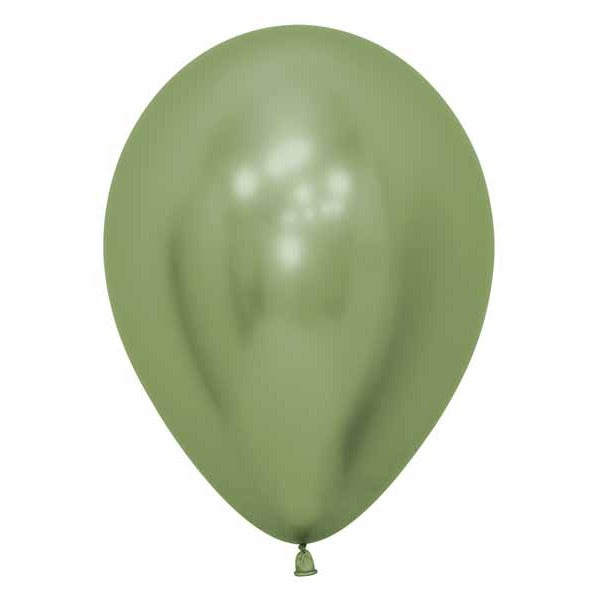 Sempertex Reflex Lime Green 5" Latex Balloons, 50 Count