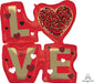 Love Animal Print 29-Inch Shaped Foil Balloon