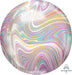 Pastel Marblez Orbz 16-Inch Foil Balloon