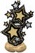 STAR CLUSTER BK/GD 59" AIRLOONZ P70 PKG