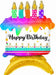Birthday Cake 18-Inch Foil Balloon