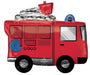 26-Inch Fire Truck Shaped Foil Balloon