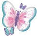 Flutters Butterfly 29" Shaped Foil Balloon