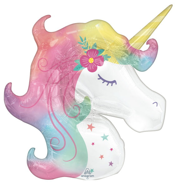 Enchanted Unicorn 33" Shaped Foil Balloon