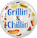 Grillin' & Chillin' 18-Inch Foil Balloon