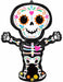 Day of the Dead Skeleton 34-Inch Foil Balloon