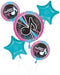 Internet Famous Birthday Foil Balloon Bouquet, 5 Piece