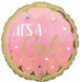 Pink It's a Girl Jumbo Foil Balloon, 28 Inch