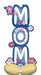 Artful Florals Mom 53-Inch AirLoonz Foil Balloon