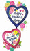 Happy Mother's Day Watercolor Floral 52-Inch Foil Balloon