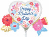Happy Mother's Day Artful Florals Mini Shape Foil Balloon