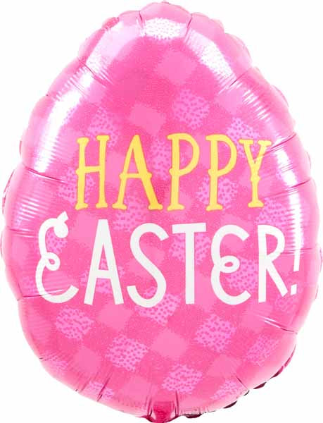 Funny Bunny Egg 16" Easter Foil Balloon