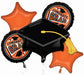 True to Your School Orange Graduation Foil Balloon Bouquet