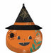 Night Witch Pumpkin 26-Inch Halloween Foil Balloon